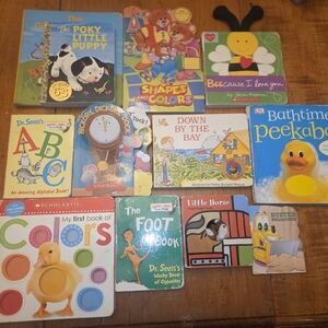 Lot of 12 - Board Books for Children's/ Kids/ Toddler Babies/Preschool Dr. Suess